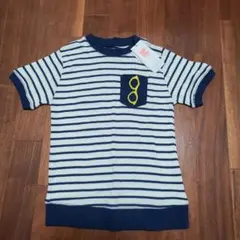 【新品タグ付き】graniph ストライプ Tシャツ　120㎝