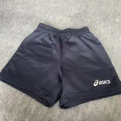asics 紺　ショートパンツ