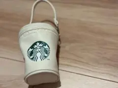 【未使用】Starbucks カップ型 ポーチ 小物入れ ホワイト