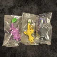ピクミン マスコット＆フルーツグミ 第1弾 3点セット 黄 紫 岩