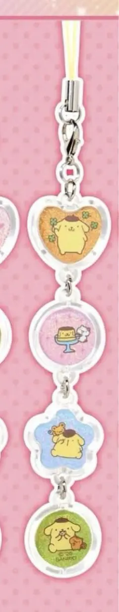 サンリオ シークレットおはじきシール風アクセサリー ポムポムプリン