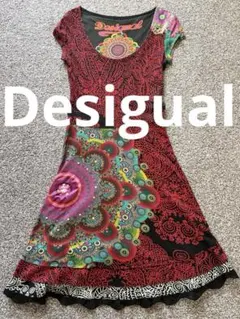 Desigual 花柄 半袖ワンピース