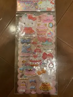ハローキティ 着替えファッションステッカー