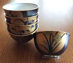 新品未使用　有田焼 湯飲み 5個セット　花柄