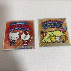 ハローキティ ダニエル　ポムポムプリン シール 2枚セット