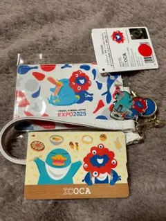 j*n様 大阪関西万博限定EXPO2025 ICOCAカードとパスケースセット EXPO2025 ICカード乗車券専用パスケース JR西日本×関西万博