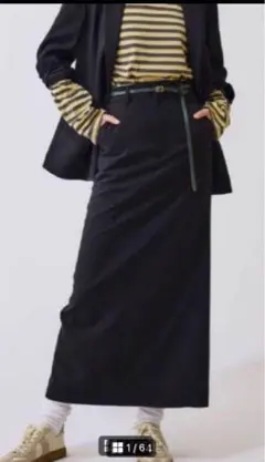 最終値下げ！タグ付き新品未使用シンゾーン クラスラースカート黒36