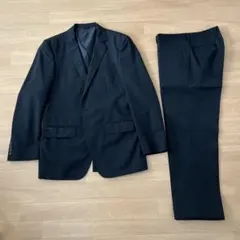 ブラックリクルートスーツ セット　就活　入学式　卒業式　黒　ビジネススーツ