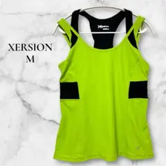 美品✨️XERSION【M】蛍光グリーン トレーニングトップス ジム ヨガ