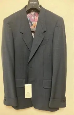 【未使用タグ付】ポールスミスコレクション　裏地花柄　テーラードジャケットLサイズ