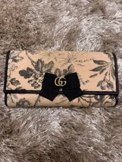 美品】GUCCI バンブー フローラ 長財布 ゴールド金具 イタリア製