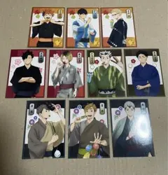 ハイキュー☆縁日ポップアップ特典カードコンプセット☆非売品
