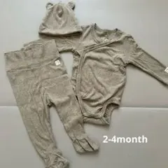 H&M ロンパース　セットアップ