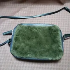 BEAMS LIGHTS ショルダーバッグ オリーブグリーン　傷あり