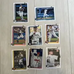 Topps プロ野球カード 8枚セット まとめ売り