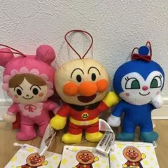 それいけ！アンパンマン なかよしわくわくマスコット 全3種 コンプリートセット