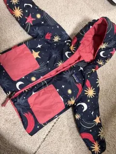 patagonia 星と月柄 アウター 12-18M リバーシブル