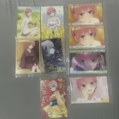 五等分の花嫁 中野一花 ウエハースカード 9枚セット