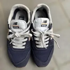 New Balance 996 ネイビー/ピンク スニーカー