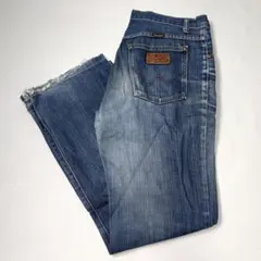 Wrangler フレアデニム Y2K グランジ ダメージ