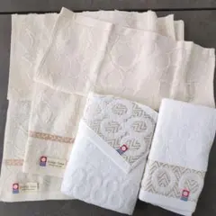 【今治タオル】4点セット（フェイスタオル2、ウォッシュタオル2）