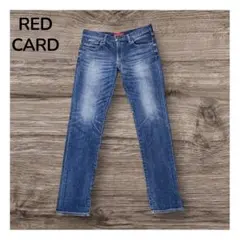 RED CARD ボーイフレンドデニム64503 26インチ