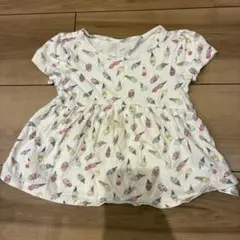 ベビーギャップ　半袖　Tシャツ　チュニック　12-18m 80cm アイス