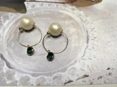 ［定番］さとう式　イヤーカフ　[エメラルド]