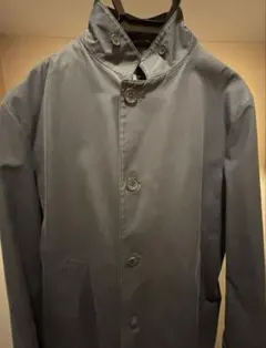 NEWYORKER コート（グレー ステンカラーコート チェック裏地