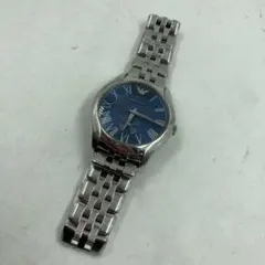 【A-201】EMPORIO ARMANI 腕時計 ブルー