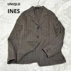 【UNIQLO×INES】ツイードカバーオール ヘリンボーン　ジャケット　XXL