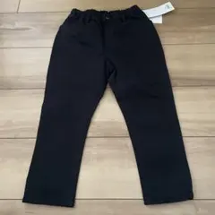 値下げ中！新品未使用ハッカキッズ110サイズ ブラック パンツ ウエストゴム