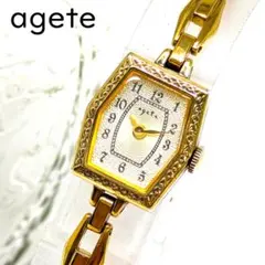 稼働/新品電池 agete アガット クォーツ レディース 腕時計 アンティークのサムネイル