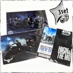 新品★3点セット／HIGH&LOW／バンダナ＆クリアファイル★LDH EXILE