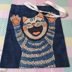 【新品未使用品】万歳猫のトートバッグ