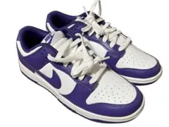 NIKE DUNK LOW パープル ホワイト スニーカー