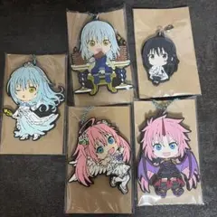 転生したらスライムだった件 ラバーキーホルダー 9点セット