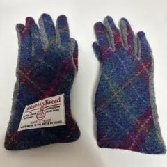 Harris Tweed チェック柄手袋のサムネイル