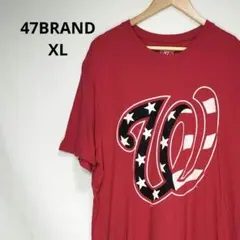 US古着 47brand フロントプリント　Tシャツ XLのサムネイル