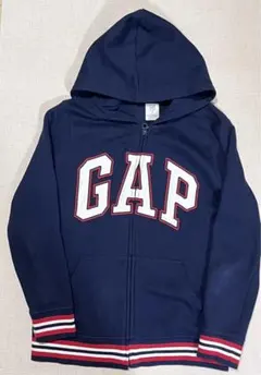 GAP キッズ 裏起毛パーカー ネイビー XL (12)