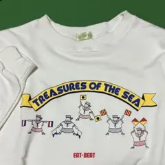 未使用 レトロ スウェット トレーナー 白 綿