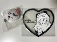 mikko illustrations ラバーうコースター　前髪クリップ