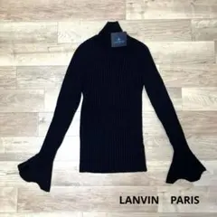 【新品】LANVIN ランバン　ハイネックニット　ウール100% イタリア製　Mのサムネイル