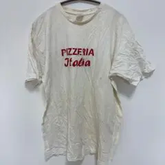 ロゴプリント 半袖 クルーネック Tシャツ 丸首 ビッグサイズ 綿 カジュアル