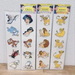 Disney ディズニー フェイス&ボディーシール アラジン　ライオンキング