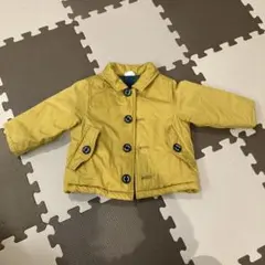 BREEZE マスタード色ボタン付きジャケット 80