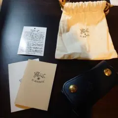 IL BISONTE キーケース ネイビー