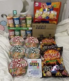 新品未開封品　アミューズメント景品　お菓子まとめ売り　加工食品　カップ麺のサムネイル