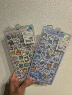 【正規品】ボンボンドロップシール ねこねこ わんわん