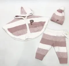 【3点セット】gelato pique ベビー ポンチョ パンツ 帽子